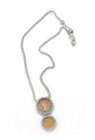 Double Coin Necklace